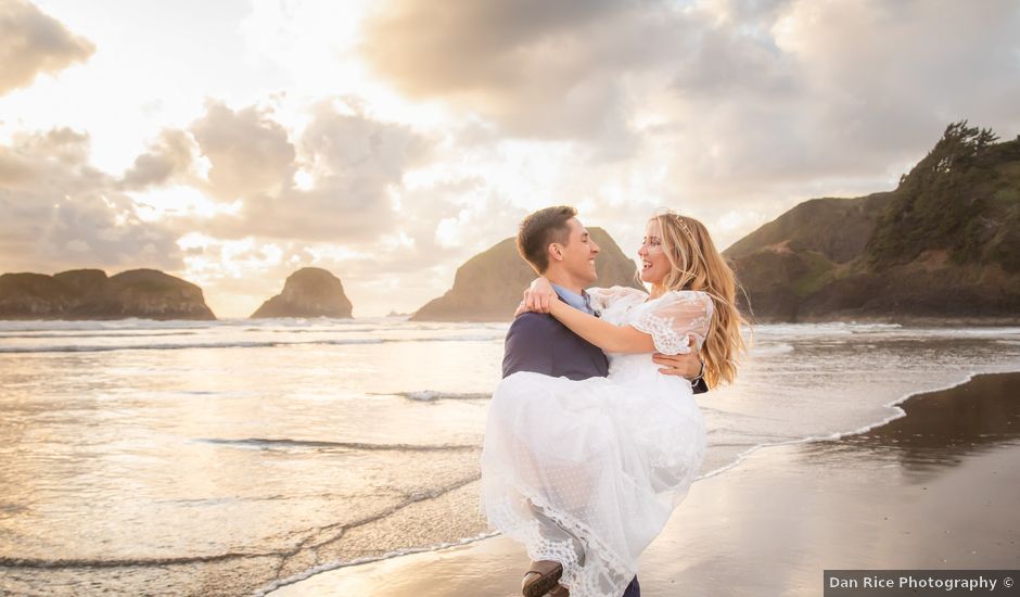 Drake and Audrey's Wedding in Cannon Beach, Oregon