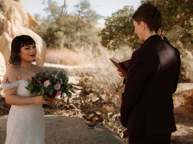 Kenna and Juliann's Wedding in Joshua Tree, California 4