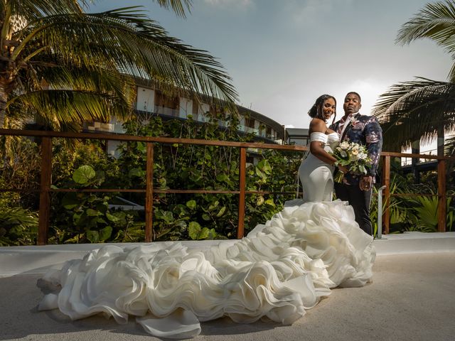 Jamal and Tiffney&apos;s Wedding in Cancun, Mexico 6