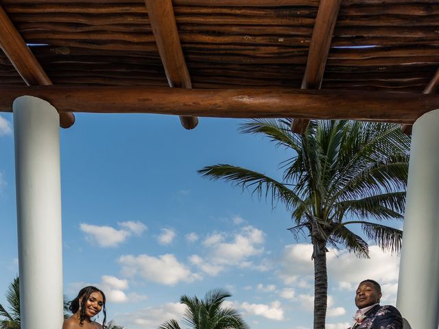 Jamal and Tiffney&apos;s Wedding in Cancun, Mexico 8