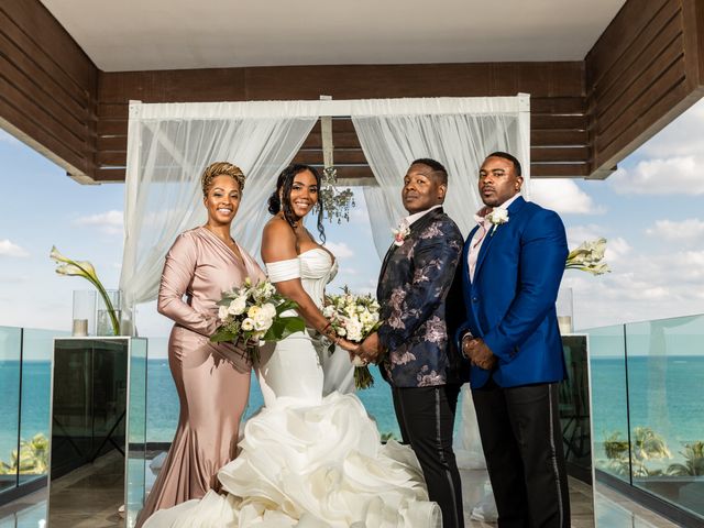 Jamal and Tiffney&apos;s Wedding in Cancun, Mexico 17