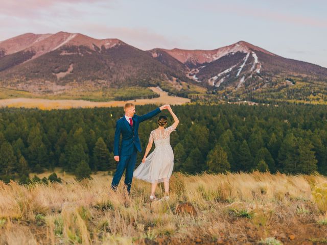 Tyler and Ashley&apos;s Wedding in Flagstaff, Arizona 28