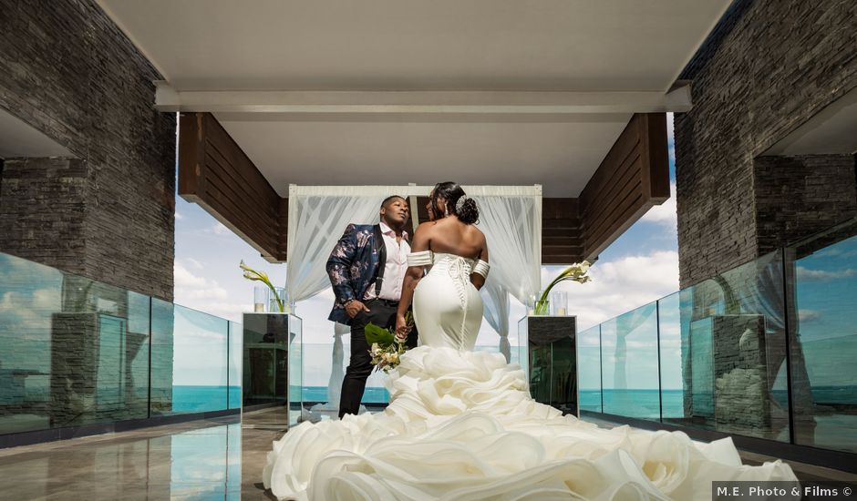 Jamal and Tiffney's Wedding in Cancun, Mexico