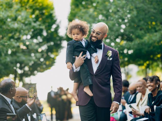 Candice and Isaiah&apos;s Wedding in Springfield, Pennsylvania 16