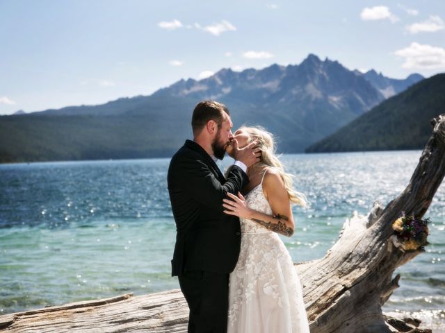 Cody and Dani&apos;s Wedding in Stanley, Idaho 11