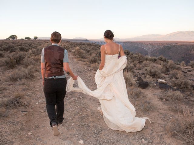 Sarah and Veronica&apos;s Wedding in Taos, New Mexico 16