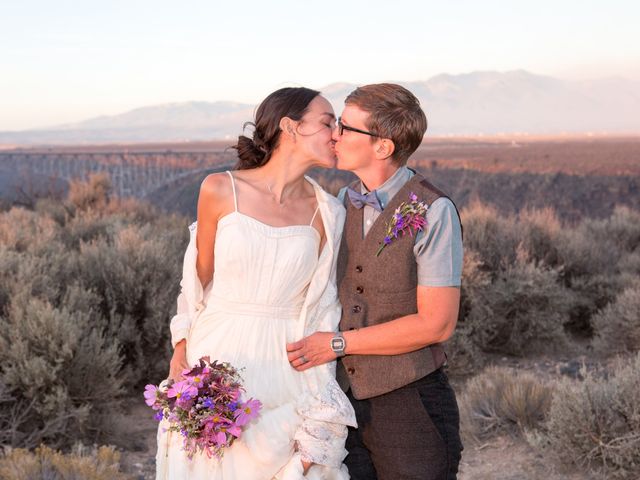 Sarah and Veronica&apos;s Wedding in Taos, New Mexico 17