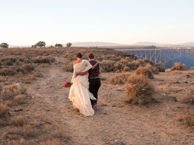 Sarah and Veronica&apos;s Wedding in Taos, New Mexico 25