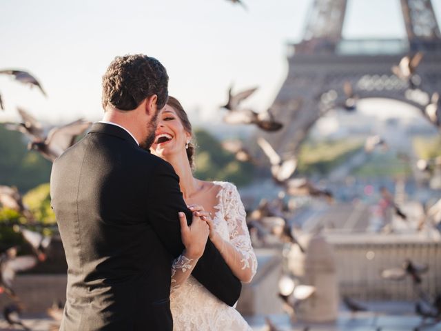 Emily and Aaron&apos;s Wedding in Paris, France 2