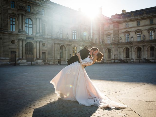Emily and Aaron&apos;s Wedding in Paris, France 9