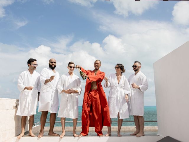 Damion and Blake's Wedding in Cancun, Mexico 9
