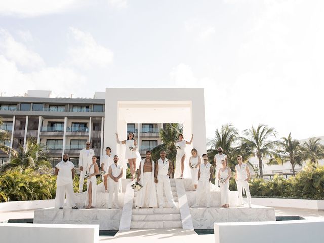 Damion and Blake's Wedding in Cancun, Mexico 41