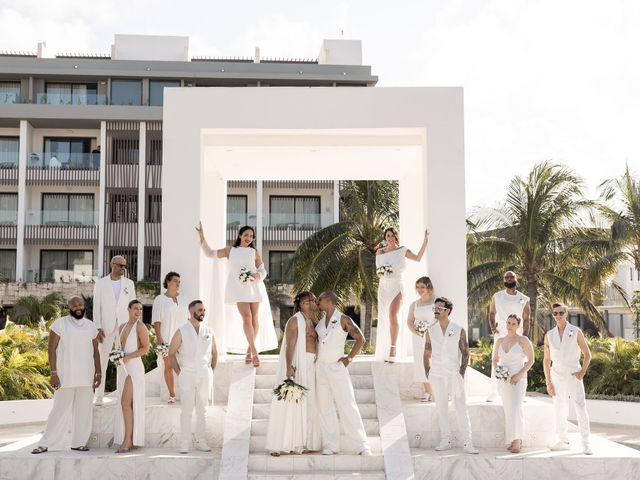 Damion and Blake's Wedding in Cancun, Mexico 42