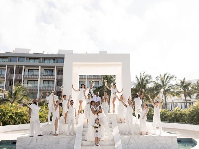 Damion and Blake's Wedding in Cancun, Mexico 43