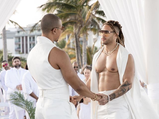 Damion and Blake's Wedding in Cancun, Mexico 53