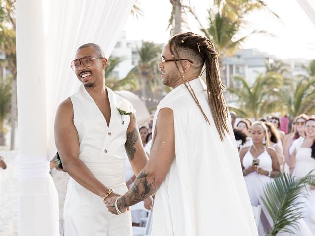 Damion and Blake's Wedding in Cancun, Mexico 54