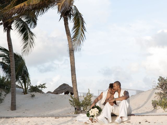 Damion and Blake's Wedding in Cancun, Mexico 69