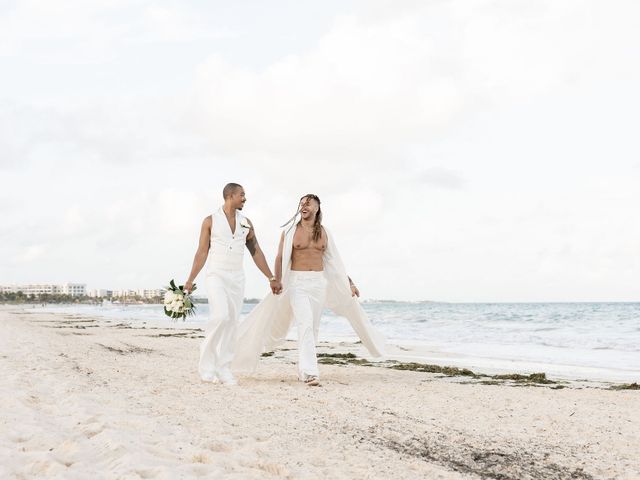Damion and Blake's Wedding in Cancun, Mexico 73