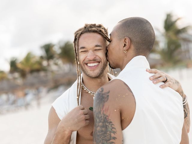 Damion and Blake's Wedding in Cancun, Mexico 85