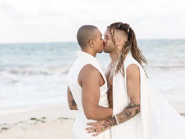 Damion and Blake's Wedding in Cancun, Mexico 87