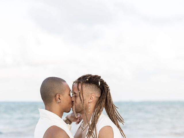 Damion and Blake's Wedding in Cancun, Mexico 88
