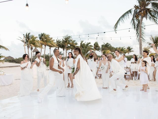 Damion and Blake's Wedding in Cancun, Mexico 111