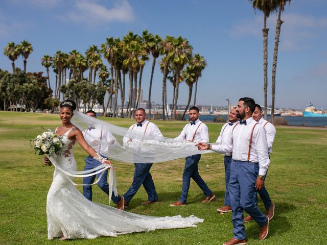 Angel and Allayszia&apos;s Wedding in San Diego, California 21