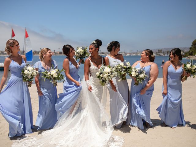Angel and Allayszia&apos;s Wedding in San Diego, California 37