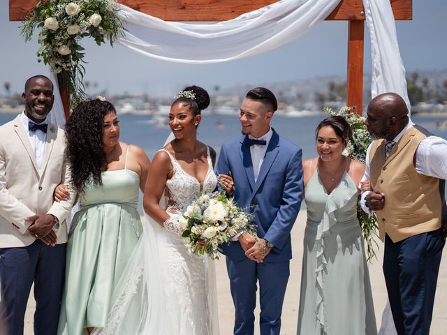 Angel and Allayszia&apos;s Wedding in San Diego, California 42