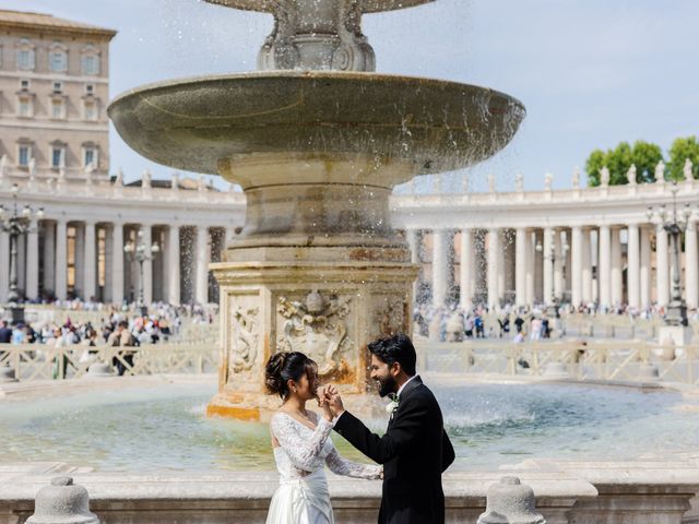 Jereth and Evita&apos;s Wedding in Rome, Italy 1