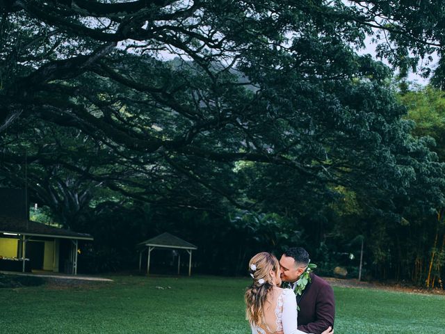 Bella and Larry&apos;s Wedding in Hawaii National Park, Hawaii 19