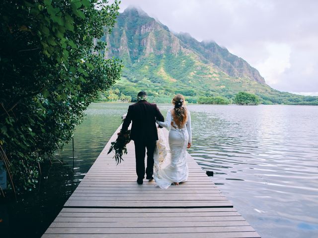 Bella and Larry&apos;s Wedding in Hawaii National Park, Hawaii 36