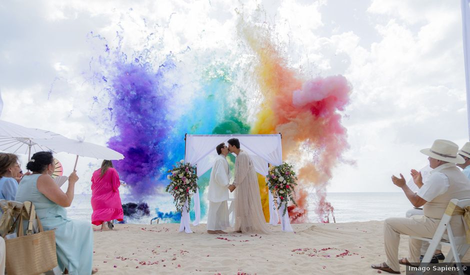 Marco and Omar's Wedding in Cozumel, Mexico