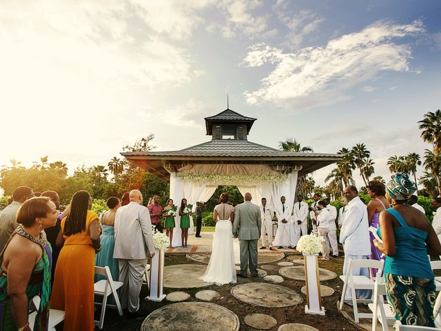 Roshal and Zwade&apos;s wedding in Jamaica 12