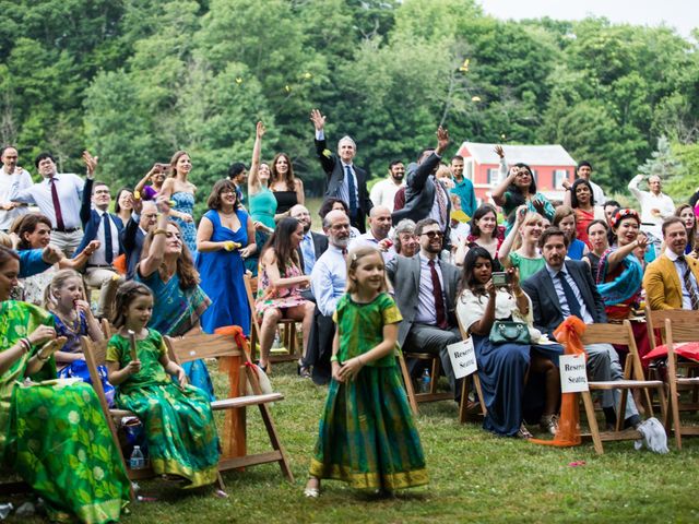 Antoine and Sharanya&apos;s Wedding in Catskill, New York 20