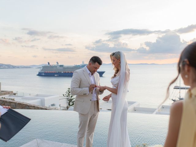 Kristie and Jason&apos;s Wedding in Mykonos, Greece 32
