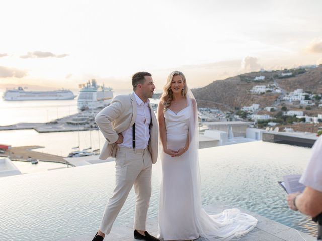 Kristie and Jason&apos;s Wedding in Mykonos, Greece 35