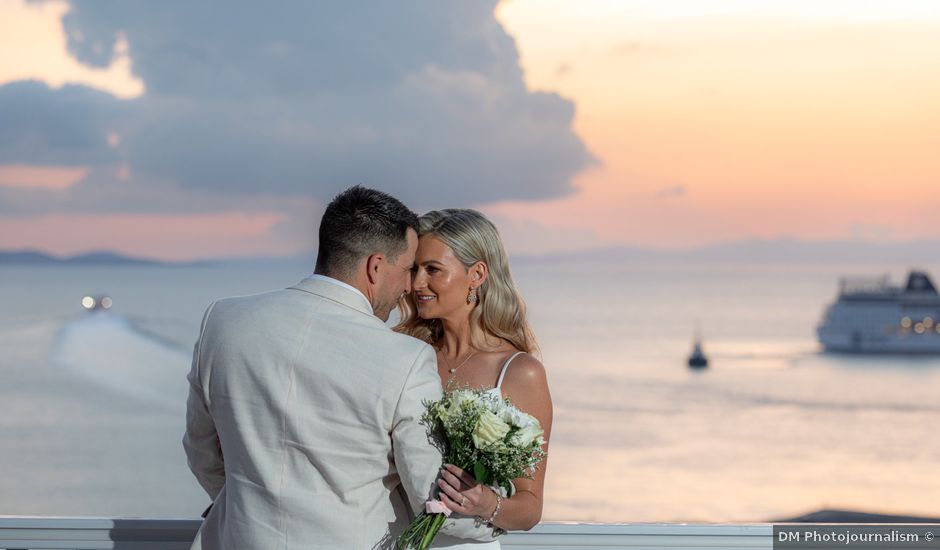 Kristie and Jason's Wedding in Mykonos, Greece