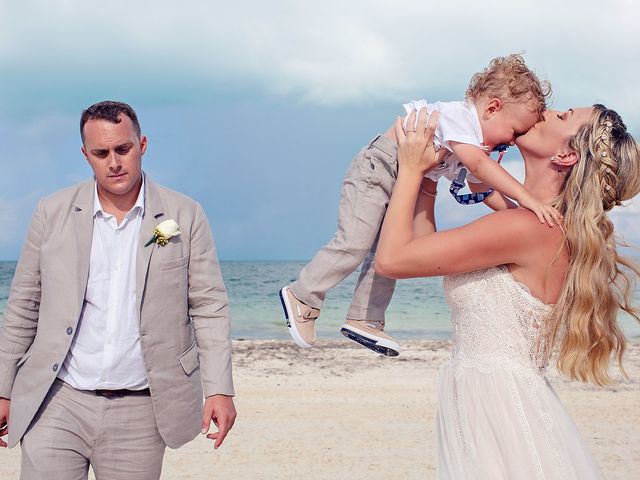 Cory and Meghan&apos;s Wedding in Cancun, Mexico 36