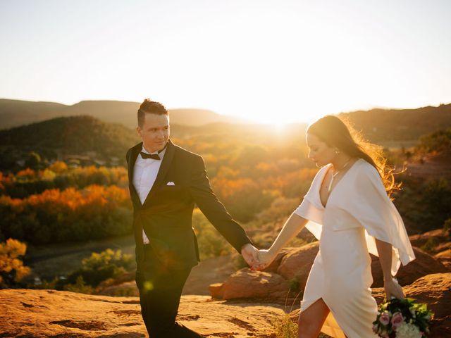 Austin and Sam&apos;s Wedding in Sedona, Arizona 23