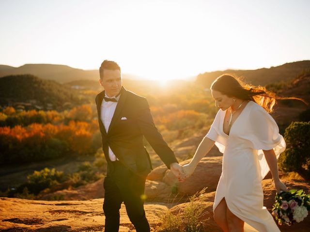 Austin and Sam&apos;s Wedding in Sedona, Arizona 24