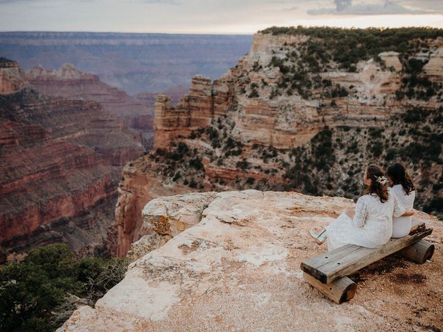 Donna and Karolina&apos;s Wedding in Grand Canyon, Arizona 23