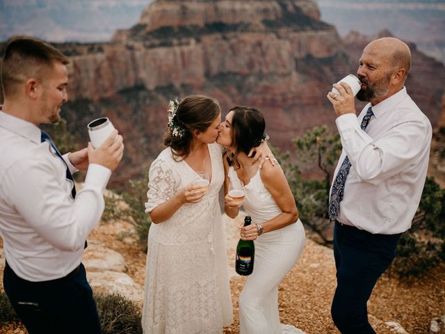 Donna and Karolina&apos;s Wedding in Grand Canyon, Arizona 36