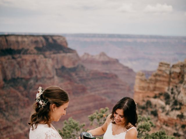 Donna and Karolina&apos;s Wedding in Grand Canyon, Arizona 40