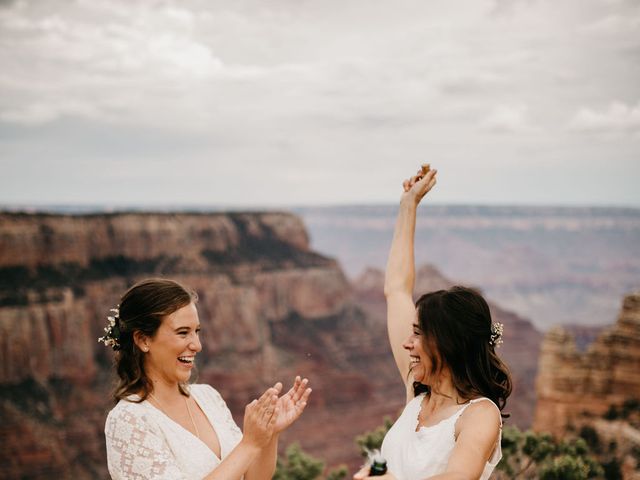 Donna and Karolina&apos;s Wedding in Grand Canyon, Arizona 57