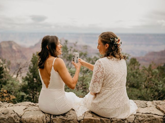 Donna and Karolina&apos;s Wedding in Grand Canyon, Arizona 64