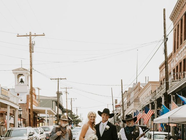 Clay and Lindy&apos;s Wedding in Virginia City, Nevada 28