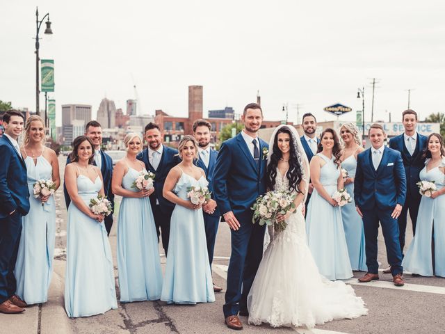 Gina and Matt&apos;s Wedding in Detroit, Michigan 16