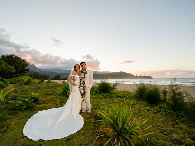 Brian and Calin&apos;s Wedding in Princeville, Hawaii 18