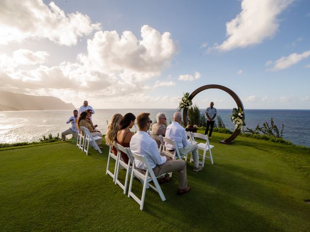 Brian and Calin&apos;s Wedding in Princeville, Hawaii 23